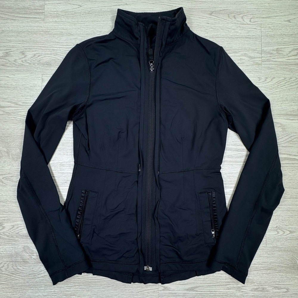 Lululemon Women's Jacket Define Mock Neck Full Zip Black Size 4 Athletic Workout